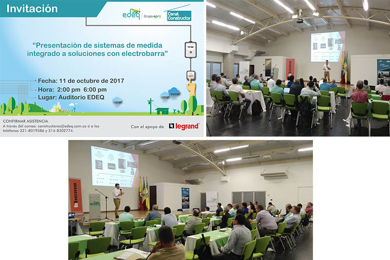 evento realizado el 11 de octubre de 2017 en colaboracion entre el canal constructor y legrand